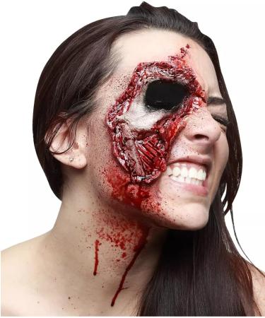 Mysense Liquid Latex SFX Makeup for Halloween - Special Effects for Scar, Cut, Wound, Peeling Skin, Wrinkles, Stipples, Burns, Blisters - Light Flesh (Nude) - 60ml - Buy Online on GoSupps.com