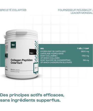 Nutrielement Colartix Collagen (Type 2) 400 capsules - Hydrolyzed collagen - 10 times stronger than Collagen Type 1 - Bones and Joints | By Nutrimuscle - Buy Online on GoSupps.com