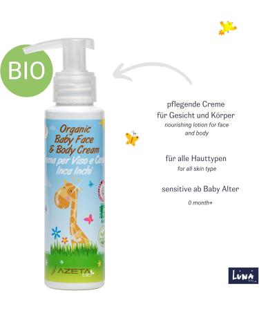 Organic Sensitive Baby Cream | For Face & Body | Basic Care | Controlled Organic Quality | Cost-effective Nourishes and Nourishes Baby's Delicate Skin with Precious Ingredients - 100ml - Buy Online on GoSupps.com