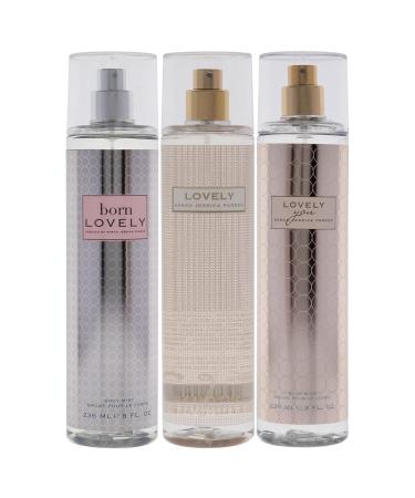 Sarah Jessica Parker Lovely' 3 Pc Gift Set - Includes 8oz Body Mist, 8oz Born Lovely, & Lovely You - Women's Fragrance Collection - Buy Online on GoSupps.com