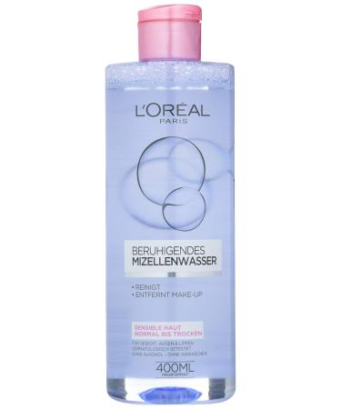 L'Or al Paris Skin Expert Nettoyant Visage Apaisant Eau Micellaire D maquillante Nettoyant et Soin Skin Expert 3 x 400 ml