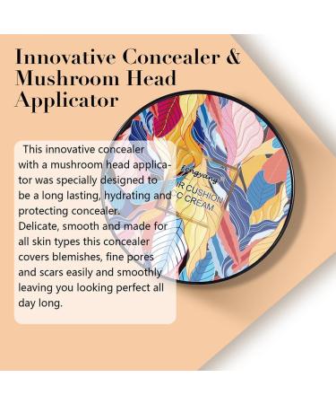  Fengyang Fengyang Mushroom-Shaped Foundation CC Air Cushion Cream Beauty Contour Moisturizing Brightening Pigment Brightening Even Skin Tone - Buy Online on GoSupps.com