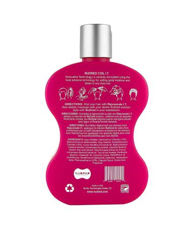 Coil I.T. Curly Hair Moisturizer - Natural Oils for Black Hair Hydrating Curl Defining Cream Sulfate & Paraben Free 8 OZ - Buy Online on GoSupps.com