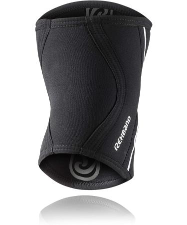 Rehband Rx Elbow Support 5mm - Black - X-Small | Premium Pain Relief & Injury Prevention - International Shipping Available - Buy Online on GoSupps.com
