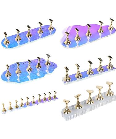 Nail Holders For Painting Nails Acrylic Display Stand Practice Fingernail Art Display Stand For Training Nail Art Practice Stand Nail Art Practice Stand Nail Art Training Stand - Buy Online on GoSupps.com