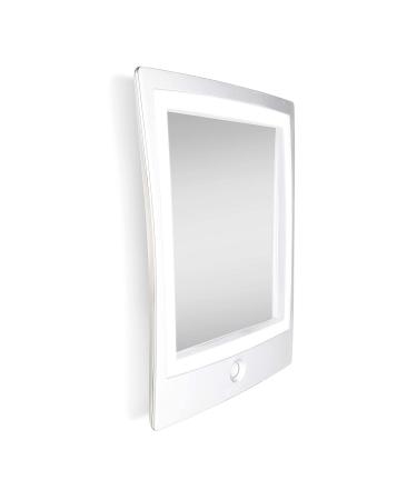 Zadro Rechargeable LED Lighted Fogless Shower Shaving Mirror - White | ZWTAR20W - Buy Online on GoSupps.com