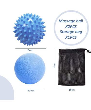 2-Part Massage Ball Set | Pocket Spiked Balls for Deep Tissue Relief & Trigger Point Massage | Muscle Calming Roller Balls - Buy Online on GoSupps.com