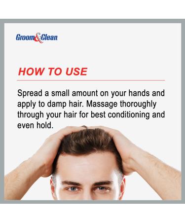 Groom & Clean Hair Control Cream 4.5 Oz (Pack of 2) - Medium Hold Styling Cream for Men - All Day Hold for Any Hairstyle - Easy Wash Off - 4.50 Fl Oz - Buy Online on GoSupps.com
