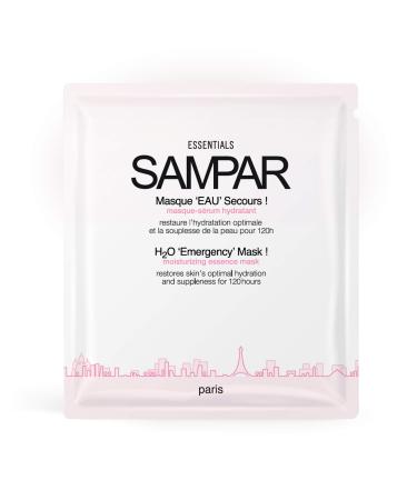 Sampar - 3 water emergency masks!- Moisture and intensive serum - all skin types tense skin - 20 min break for 120 hours of moisture supply - pack with 3 pieces of masks of 25g - Buy Online on GoSupps.com