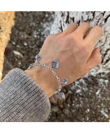 Oralgos Stainless Steel Hero Trailer Bracelet | Enchanting Bell Charm Adjustable Hand Chain | Perfect Jewelry Gift for Women & Men - Buy Online on GoSupps.com