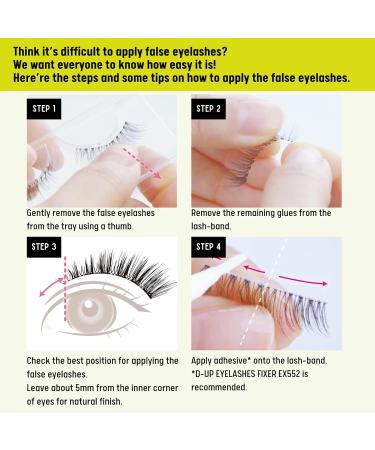 False Eyelashes - Lashever Natural Series | Japanese Fake Eyelashes Long-Lasting Reusable Comfortable & Lightweight - 2 Pairs Natural 105 Black - Buy Online on GoSupps.com