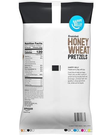 Happy Belly Braided Honey Wheat Pretzels - 12oz Pack - Buy Online on GoSupps.com
