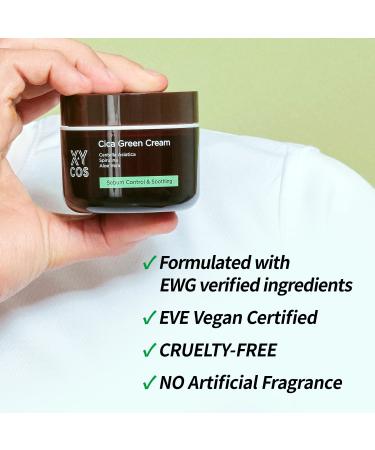 CICA Green Cream 1.7oz | 100% Vegan EVE Vegan Certified Cruelty-Free | Best Vegan Acne Treatment & Skin Balancer - Buy Online on GoSupps.com