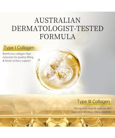 7 Day Type I & III Collagen Face Serums Anti-Aging Wrinkle Daily Line Smoothing Skin Care Treatment for Fine Lines Post-Acne Scars | 3% Squalane + jojoba oil 7 Individual Capsules Floral 7 Capsules - Buy Online on GoSupps.com