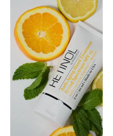 Robanda Retinol Anti-Aging Hand Treatment SPF 15 + Repairing Retinol Cream 2 Pack for Dry Skin - Buy Online on GoSupps.com