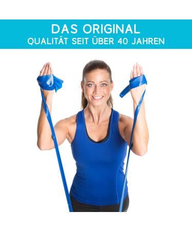 Theraband Original Fitness Band | Resistance Band for Strength Training & Weight Loss | 5.5m Roller Goods for Professionals | Black - Buy Online on GoSupps.com