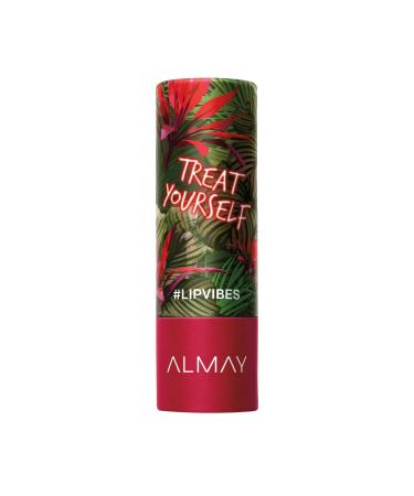 Lip Vibes Lipstick with Vitamin E Oil & Shea Butter by Almay  Matte Finish  Hypoallergenic  Treat Yourself  0.14 Oz