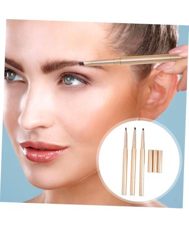  HONMEET 3 x Double Ended Eyebrow Pencil - Brown - Black Pencils - Dark Brown - Make-Up Pen - Eyebrow Pencil - Eyeliner - Eyebrow Pencil - Buy Online on GoSupps.com