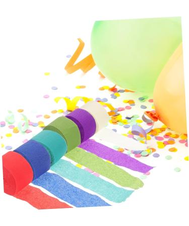 Ciieeo 7 Rolls Crepe Roll Paper - Peach Decorations Halloween Streamers Wedding Decor & Craft Party Supplies - Buy Online on GoSupps.com