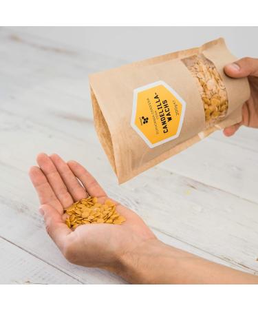 Beegut Candelillawachs - Vegan Vegetable Wax for Natural Cosmetics | 200g Alternative to Beeswax - International Shipping Available - Buy Online on GoSupps.com