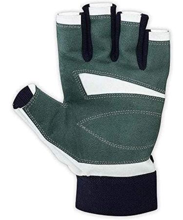 MRX Sailing Gloves for Men & Women - Paddle, Row, Fish & Ski with Comfort | Short Finger Kayaking Gloves in Blue, Grey & White - Large - Buy Online on GoSupps.com