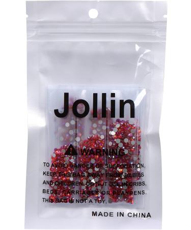 Jollin 3456 Flat Back Rhinestones Glass Pendants Gems for Nail Art 6 Sizes SS4 SS12 Lt Siam AB Mixed SS4 5 6 8 10 12 - Buy Online on GoSupps.com