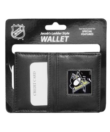 Siskiyou Sports NHL Genuine Leather Jabob's Ladder Magic Wallet Pittsburgh Penguins