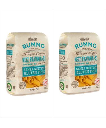 Pasta Rummo Gluten Free Mezzi Rigatoni N 51-400 gr - Pack of 2 - Buy Online on GoSupps.com