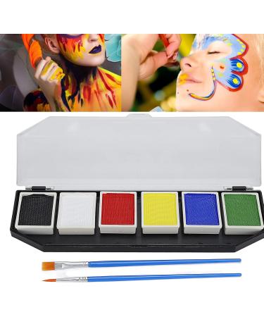  Brrnoo BRRNOO Face and Body Paint Kit 6 Colors Water-Soluble Makeup Kit High Saturation 60g for Halloween Parties - Buy Online on GoSupps.com
