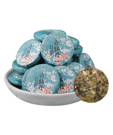 HQZM Yunnan High Mountain BaiMudan Old Tree White Tea Small Cakes 500g 1764oz Natural Sweet