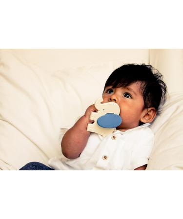 Buy Lanco Teething Ring Elephant Ears - 100% Natural Rubber White | Safe & Eco-Friendly | International Shipping Available - Buy Online on GoSupps.com