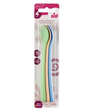 NIP Feeding Spoon Long - Pack of 3 | Perfect for Easy Feeding | International Shipping Available - Buy Online on GoSupps.com