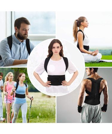 Posture Corrector for Women and Men - Back Brace for Lumbar Support and Pain Relief - Improve Posture and Shoulder Support - Large Size - Buy Online on GoSupps.com