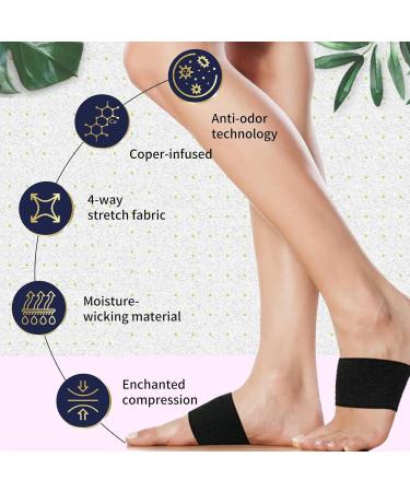 Arch Support for Flat Feet | Compression Sleeves for Plantar Fasciitis | Foot Health Care Products - Buy Online on GoSupps.com