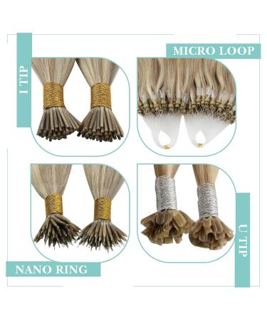 Youngsee Bonding Extensions - Real Hair U-Tip Extensions 40 cm Gold/Blond #16/22 - 50g Remy Hair for Effortless Styling - Buy Online on GoSupps.com