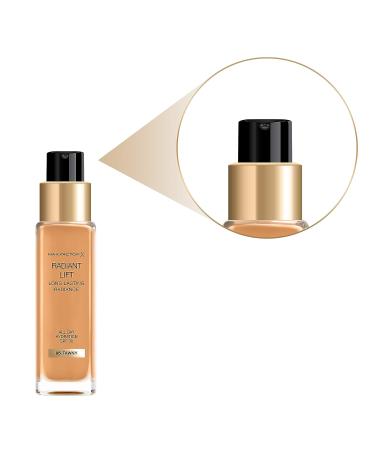 Max Factor Radiant Lift Liquid Foundation SPF30, Hyaluronic Acid, Dark Skin Tone - 095 Tawny 30ml - Buy Online on GoSupps.com