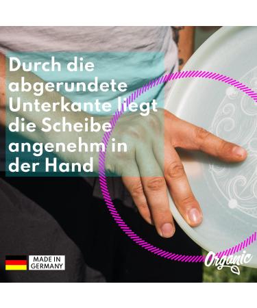 Buy Eurodisc 175g SUPERGlow Frisbee - Organic Ultimate Glow in the Dark Green Disc for Night Play - International Shipping Available - Buy Online on GoSupps.com