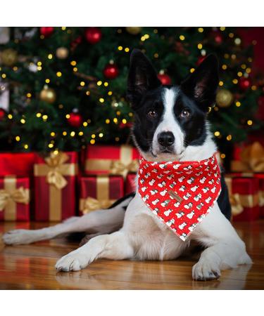 Shop Lionheart Glory Dog Haller 1 Packer Washable Soft Cotton Christmas Neckerchief - Adjustable Red Kerchief for Small Dogs | Perfect Holiday Accessory - Buy Online on GoSupps.com