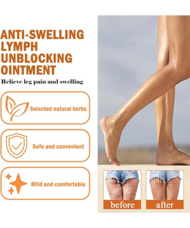 KOAHDE Gingerlegs Anti Swelling Detoxing Ointment Lymphcare Ginger Ointment Anti Swelling Cream for Legs Lymphatic Drainage Anti Cellulite Cream Antiswelling Lympunclog Cream Ginger Soothing Cream - Buy Online on GoSupps.com