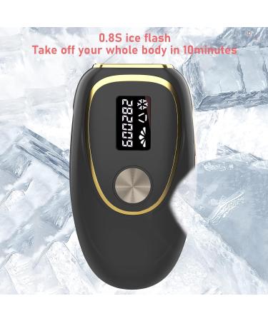 IPL Hair Removal Device - 999 900 Pain-Free Flashes for Body Face & Bikini - Freeze Point Technology - Unisex - Buy Online on GoSupps.com