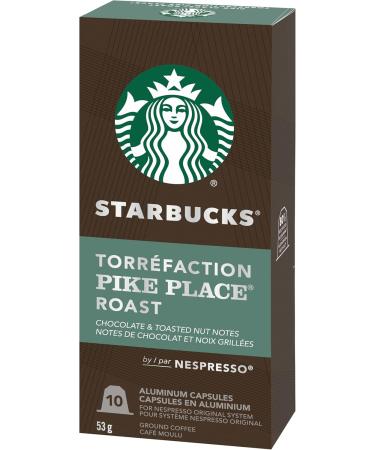 Starbucks by Nespresso Decaf Espresso Roast Nespresso Coffee Capsules Original Line Compatible 5 X 10 Nespresso Coffee Pods 50 Count & By Nespresso Pike Place 10 Nespresso Coffee Pods Decaf Espresso + Pike Place Roast 10 count (Pack of 5) - Buy Online on GoSupps.com
