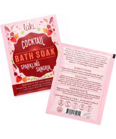 Laki Naturals Cocktail Bath Soaks - Muscle Recovery Epsom Salt Soak - 6 Pack - Buy Online on GoSupps.com