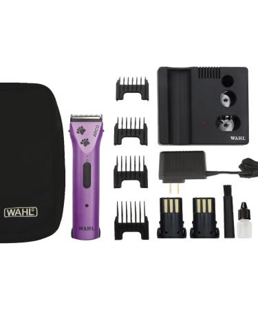 Wahl Canada Arco Purple with Paws Professional Clipper With Continuous Cordless Operation Astonishing Cutting Power Exceptionally Light-Weight and Quiet with 5 Position Adjustable Blade Cool Running Blades and Cool Bodied Clipper Resist s Rust and Corrosi - Buy Online on GoSupps.com