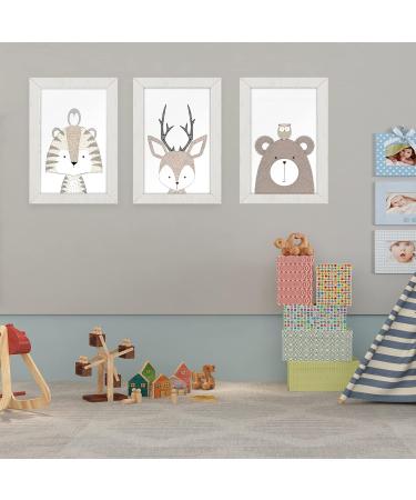 Marveligts 6 Set DIN A4 Posters | Children s Room Wall Art | Baby Room Decor | Grey Posters for Young Girls (Unframed) - A4 Size 21x29.7cm - Buy Online on GoSupps.com