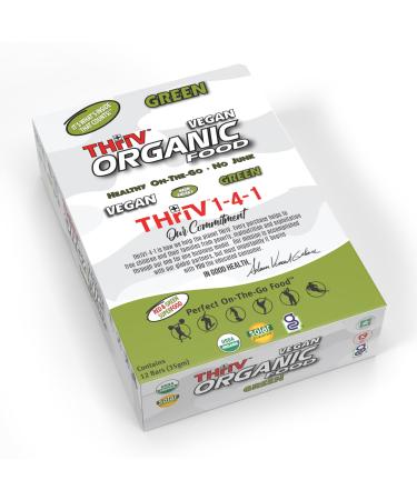 THriV Organic Food Bar - Green (Pack of 12 1.23 oz)