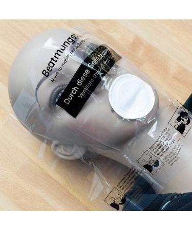 Flexeo 1x Ventilation Mask - Red & Black CPR Mouth-to-Mouth Protection | Resuscitation & First Aid Unit - Buy Online on GoSupps.com