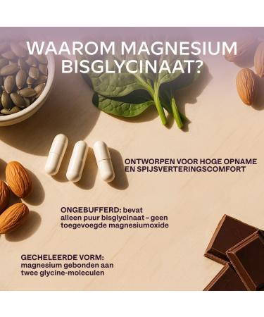 AAVALABS Chelated Magnesium Glycinate 2505 mg per Daily Serving Elemental 300 mg Unbuffered HighDose Magnesium Supplements for Women and Men 180 Capsules Vegan - Buy Online on GoSupps.com