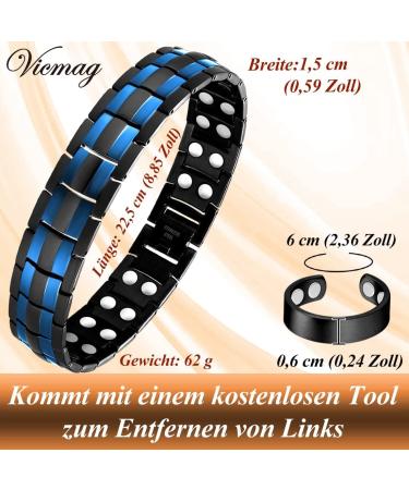 Vicmag Titanstahl Magnetic Hardship Men s Double-Row Ultra-Strength Magnets with Adjustment Tools & Gift Box - International Shipping Available - Buy Online on GoSupps.com