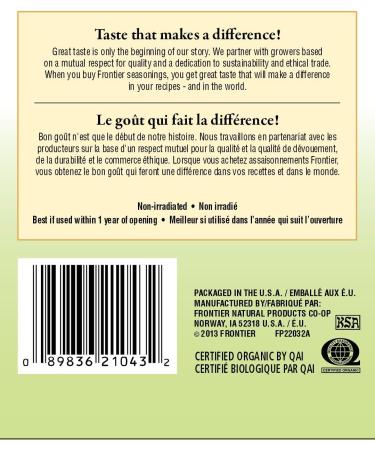 Frontier Natural Products Coop Bulk Sage Leaf Rubbed Pouch French/English 11-Gram - Buy Online on GoSupps.com