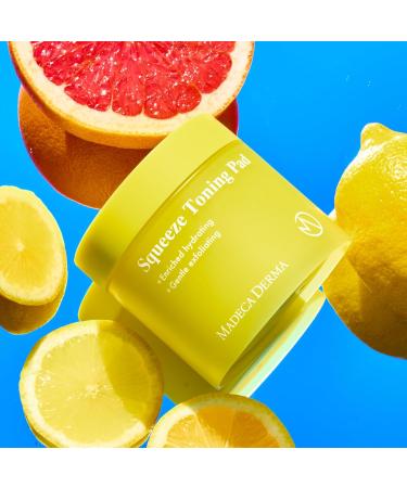 MADECA DERMA Squeeze Toning Facial Pad Hydration & Exfoliation with Prickly Pear Cactus Centella Asiatica and Low-pH Toner Essence Korean Skincare with 100% Pure Cotton Pads(70 Pads / 4.73 fl oz) Squeeze Toning Pad - Buy Online on GoSupps.com